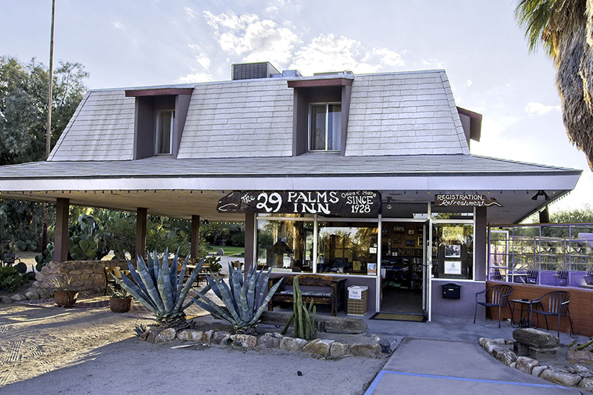 29 Palms Inn Reservation Office in Twentynine Palms, California.